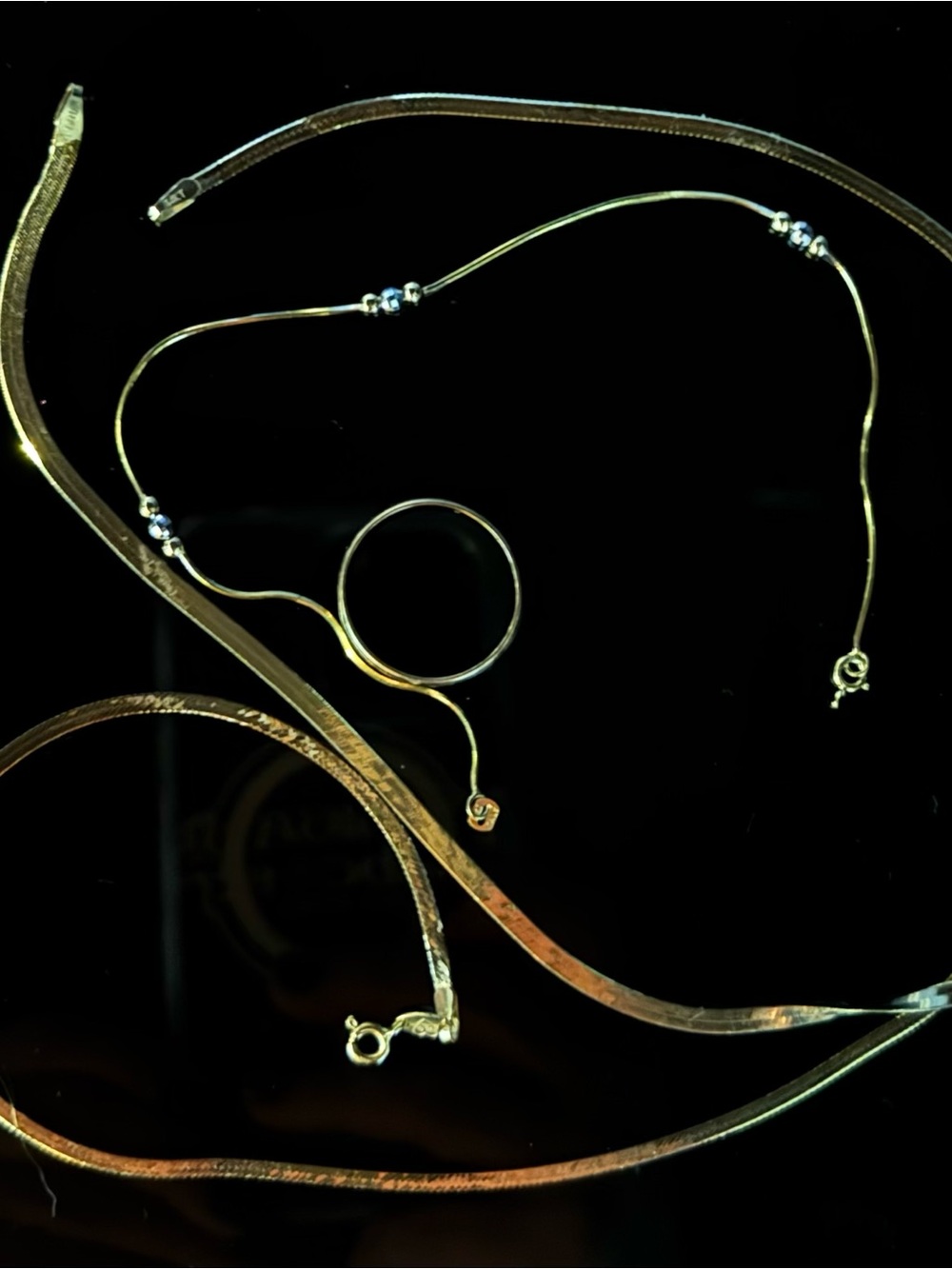 14K Gold Jewelry Lot | 10 Grams | Necklace, 2 Bracelets & Ring